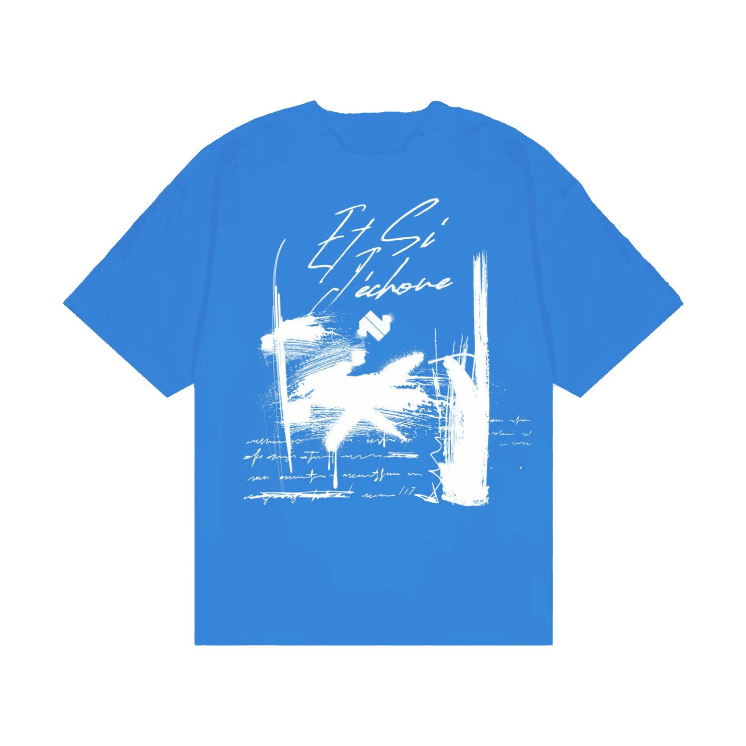 Et si j'échoue ? - T-shirt Bleu Royale